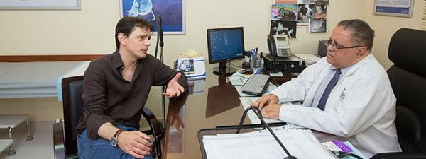 Doctor patient consultation